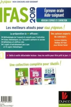 IFAS, épreuve orale aide-soignant. Réussir l'exposé et l'entretien, Edition 2019, Corinne Pelletier