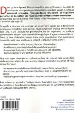Immobilier. Atteindre l'indépendance financière avec l'investissement immobilier locatif, Aymeric Dutrey