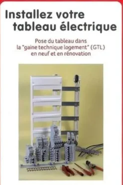 Installer votre tableau électrique. Pose du tableau dans la "gaine technique logement" (GTL) en neuf et en rénovation, Dominique Bohn