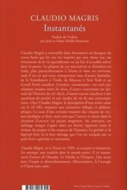 Instantanés, Claudio Magris