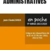 Institutions administratives. Edition 2022-2023, Jean-Claude Zarka