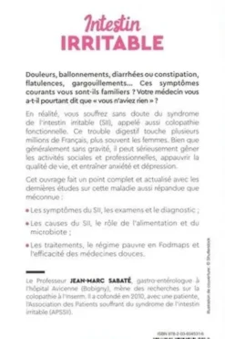Intestin irritable. Equilibrez votre microbiote et faites la paix avec votre côlon !, Jean-Marc Sabaté