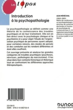 Introduction à la psychopathologie, Jean Ménéchal