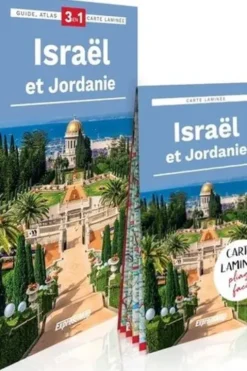 Israël et Jordanie. Guide + Atlas + Carte laminée 1/1 000 000, Edition 2022, Dominique Derlicki
