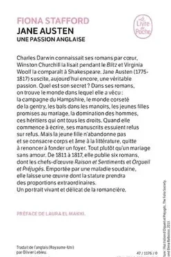 Jane Austen. Une passion anglaise, Fiona Stafford