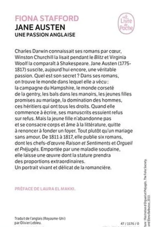 Jane Austen. Une passion anglaise, Fiona Stafford