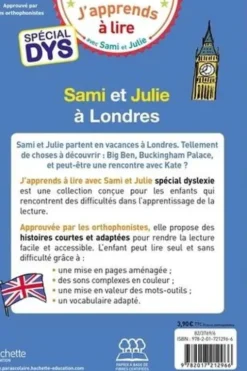 J'apprends à lire avec Sami et Julie : Sami et Julie à Londres [ADAPTE AUX DYS, Emmanuelle Massonaud