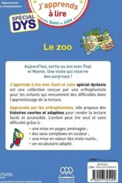 J'apprends à lire avec Sami et Julie : Le zoo [ADAPTE AUX DYS, Emmanuelle Massonaud
