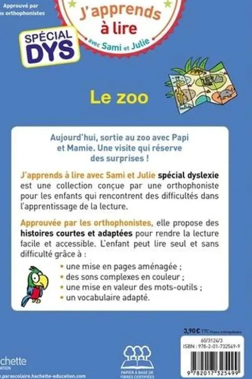 J'apprends à lire avec Sami et Julie : Le zoo [ADAPTE AUX DYS, Emmanuelle Massonaud