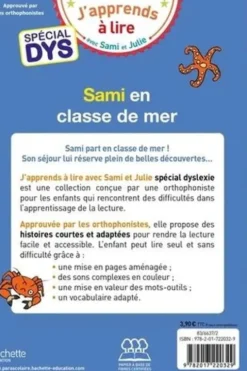 J'apprends à lire avec Sami et Julie : Sami et Julie en classe de mer [ADAPTE AUX DYS, Marion Fallot