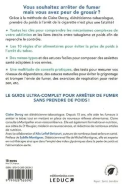 J'arrête de fumer sans grossir. Mon programme en 6 semaines, Claire Doray