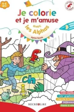 Je colorie et je m'amuse avec les Alphas. Après l'école, Claude Huguenin