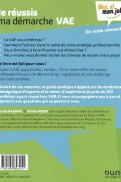 Je réussis ma démarche VAE. Préparer le dossier, réussir l'entretien, 5e édition, Michel Barabel