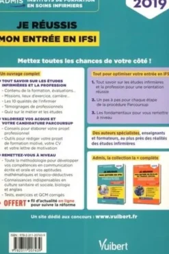 Je réussis mon entrée en IFSI. Valorisez votre dossier et consolidez vos acquis, Edition 2019, Sébastien Drevet