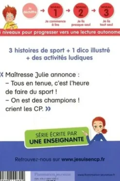 Je suis en CP : Histoires de sport. Niveaux progressifs 1, 2 & 3, Magdalena