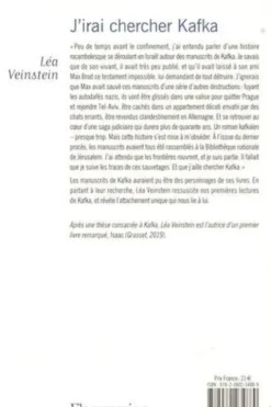 J'irai chercher Kafka. Une enquête littéraire, Léa Veinstein