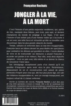 Jongler à la vie, à la mort, Françoise Rochais