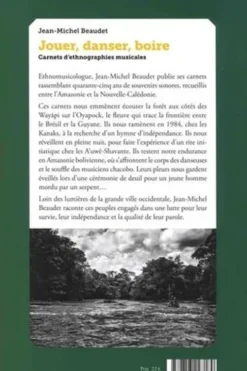 Jouer, danser, boire. Carnets d'ethnographies musicales, Jean-Michel Beaudet
