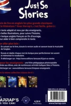 Just So Stories. Edition en anglais, Anna Culleton