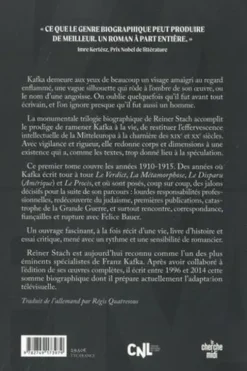 Kafka. Tome 1, Le temps des décisions, Reiner Stach