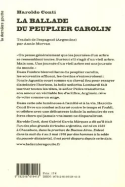 La ballade du peuplier carolin, Haroldo Conti