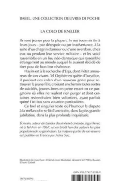 La colo de Kneller babel 1074, Etgar Keret