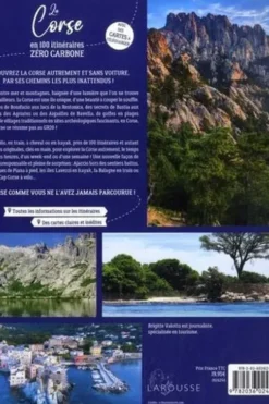 La Corse en 100 itinéraires zéro carbone, Brigitte Valotto