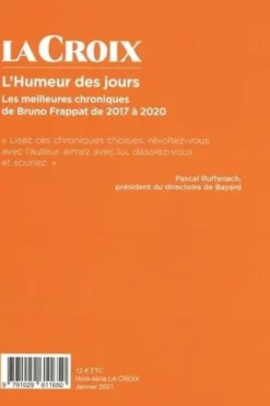 La Croix Hors-série : L'humeur des jours. Les meilleures chroniques de Bruno Frappat de 2017 à 2020
