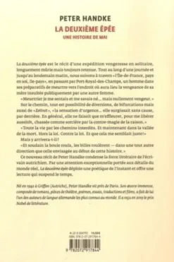 La deuxième épée. Une histoire de mai, Peter Handke