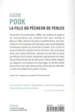 La fille du pêcheur de perles, Lizzie Pook