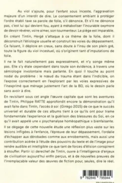 La folie exfoliée. De la folie comme indice de l'indicible dans les aventures de Tintin et autres considérations. Suivi de Rendre à l'insu portable..., Philippe Ratte