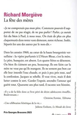 La fête des mères, Richard Morgiève