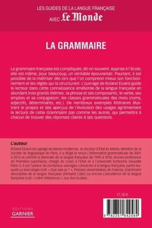 La grammaire, Roland Eluerd