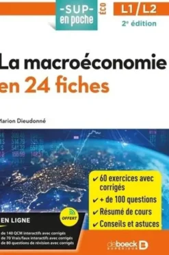 La macroéconomie en 24 fiches. 2e édition, Marion Dieudonné