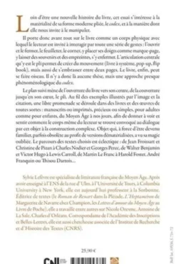 La magie du codex. Corps, folio, page, pli, coeur, Sylvie Lefèvre