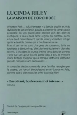 La maison de l'orchidée, Lucinda Riley