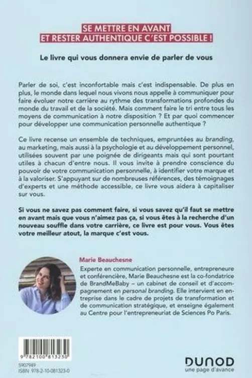 "La marque, c'est moi". La communication personnelle pour celles et ceux qui n'aiment pas se mettre en avant, Marie Beauchesne