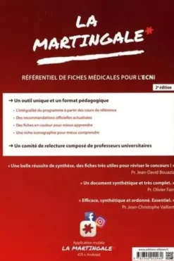 La martingale, référentiel de fiches médicales pour l'ECNi. Gynécologie-Obstétrique, Urologie, Néphrologie, Hématologie, Médecine interne, Dermatologie, Neurologie, Gériatrie, Psychiatrie, Santé publique, Pédiatrie n° 2, 2e édition, Anne Charon