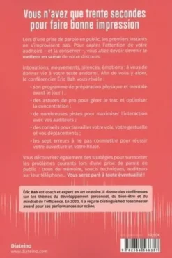 La mise en scène du discours. Porter sa parole en public de manière engageante et mémorable, Eric Bah