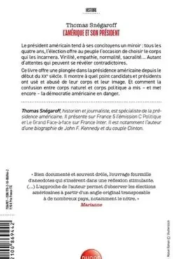 L'Amérique et son président. Une histoire intime, Thomas Snégaroff