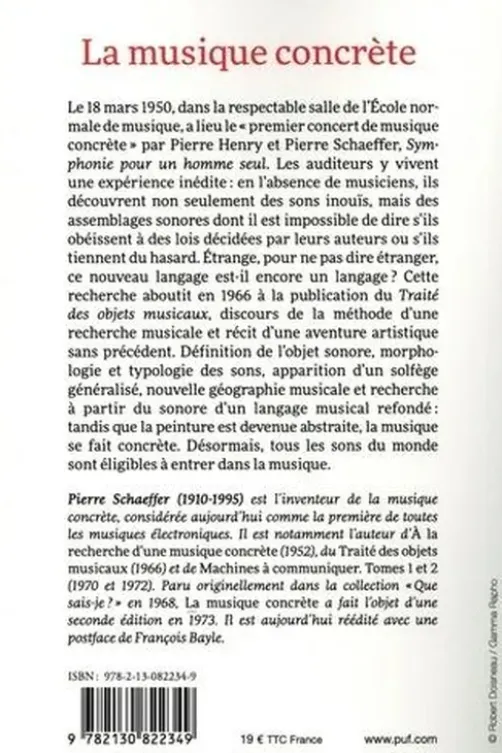 La musique concrète, Pierre Schaeffer