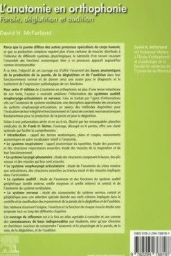 L'anatomie en orthophonie. Parole, déglutition et audition, 4e édition, David McFarland