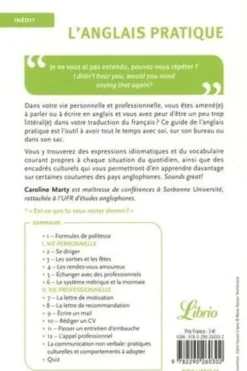 L'anglais pratique. L'indispensable de la vie personnelle et professionnelle, Caroline Marty