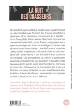 La nuit des chasseurs. Des années 1970 à aujourd'hui, abus et scandales dans l'industrie du mannequinat, Baptiste Manzinali