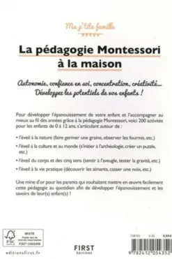 La pédagogie Montessori à la maison, Céline Santini