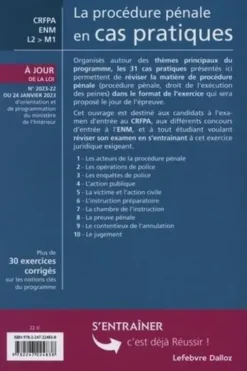 La procédure pénale en cas pratiques. 30 exercices corrigés sur les notions clés du programme, 5e édition, Nicolas Jeanne
