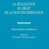 La réalisation du droit de la non-discrimination, Robin Medard Inghilterra