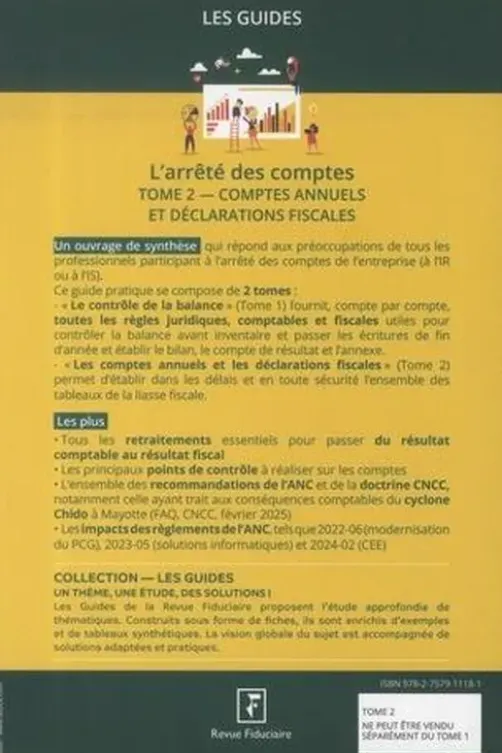 L'arrêté des comptes. Pack en 2 volumes : Tome 1, Le contrôle de la balance ; Tome 2, Comptes annuels et déclaration fiscale, Edition 2025, Yves de La Villeguérin