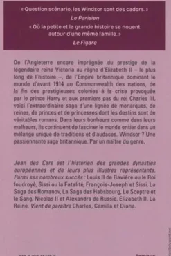 La saga des Windsor. De l'Empire britannique à Elizabeth II, Jean Des Cars