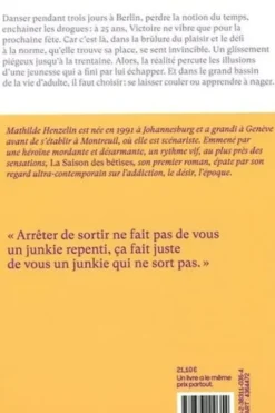 La saison des bêtises, Mathilde Henzelin